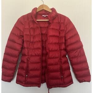 Charter Club Red Down Packable Puffer Jacket Women’s Sz XS Outerwear